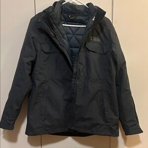 Eddie Bauer 3 in 1 Charcoal Insulated Jacket